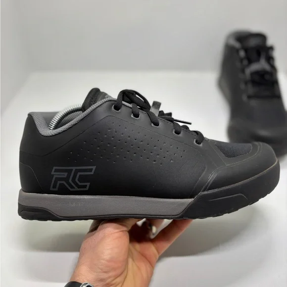 Ride Concepts Powerline MTB Shoes Black Mens 11 EU 44 Flat Pedal Mountain Bike
